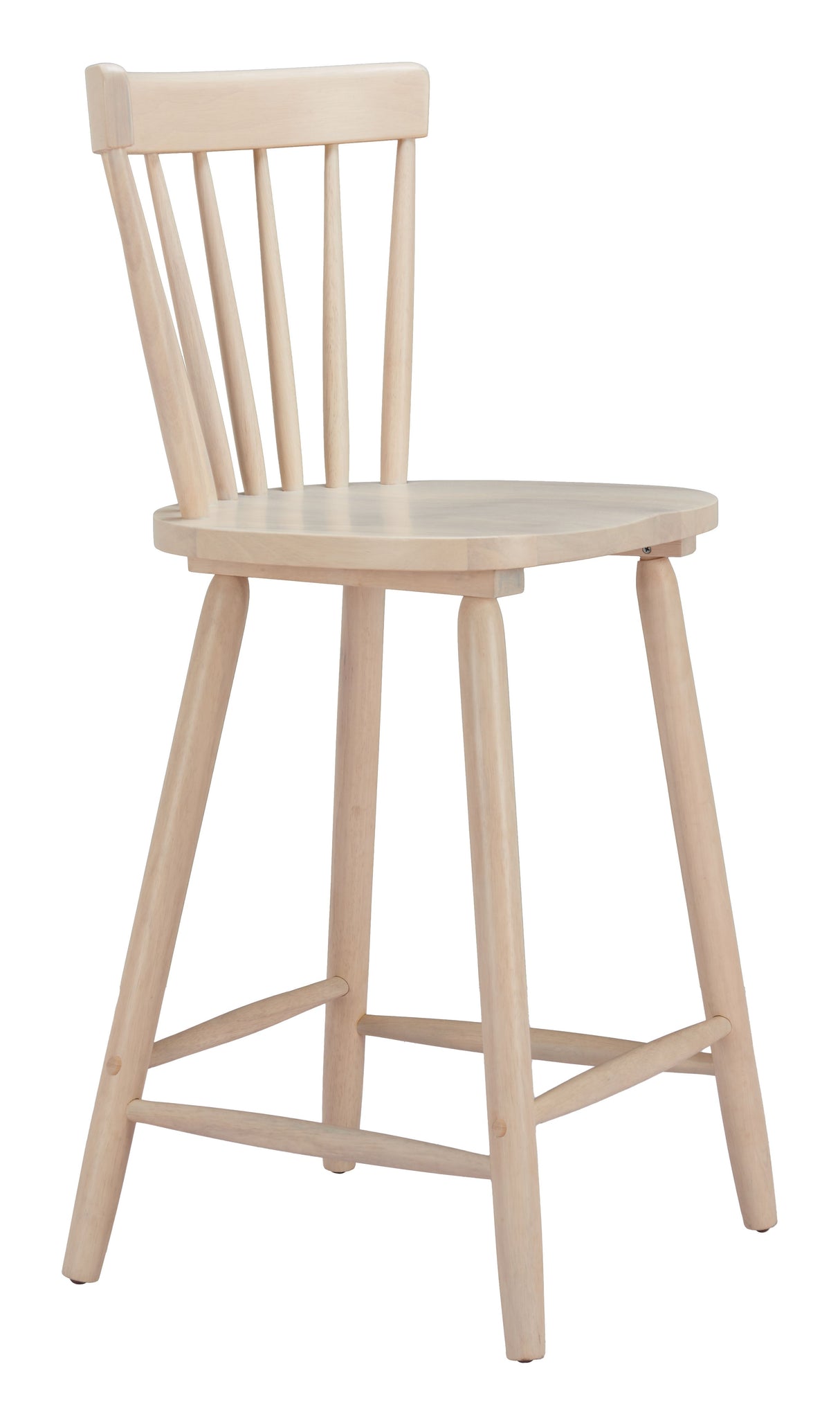 Tyce Natural Counter Stool (Set of 2) by Zuomod at Eve Furniture