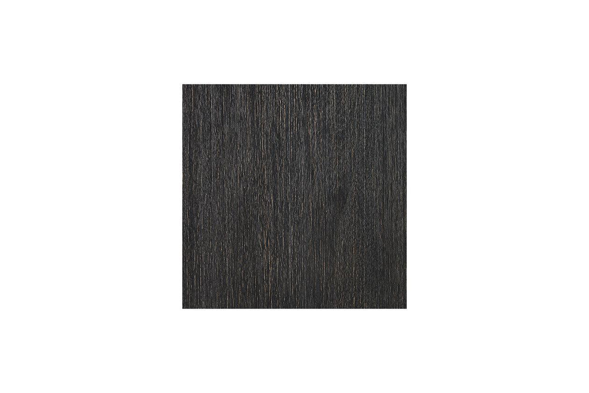 Tyler Creek Antique Black Counter Height Bench by Ashley at Eve Furniture