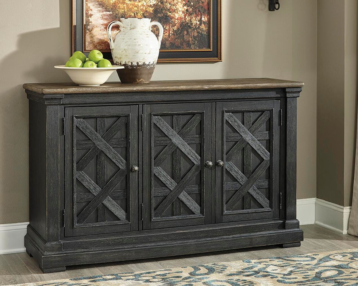Tyler Creek Black/Gray Dining Server by Ashley at Eve Furniture