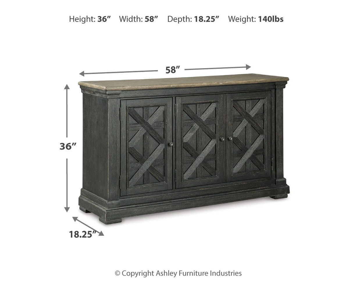 Tyler Creek Black/Gray Dining Server by Ashley at Eve Furniture