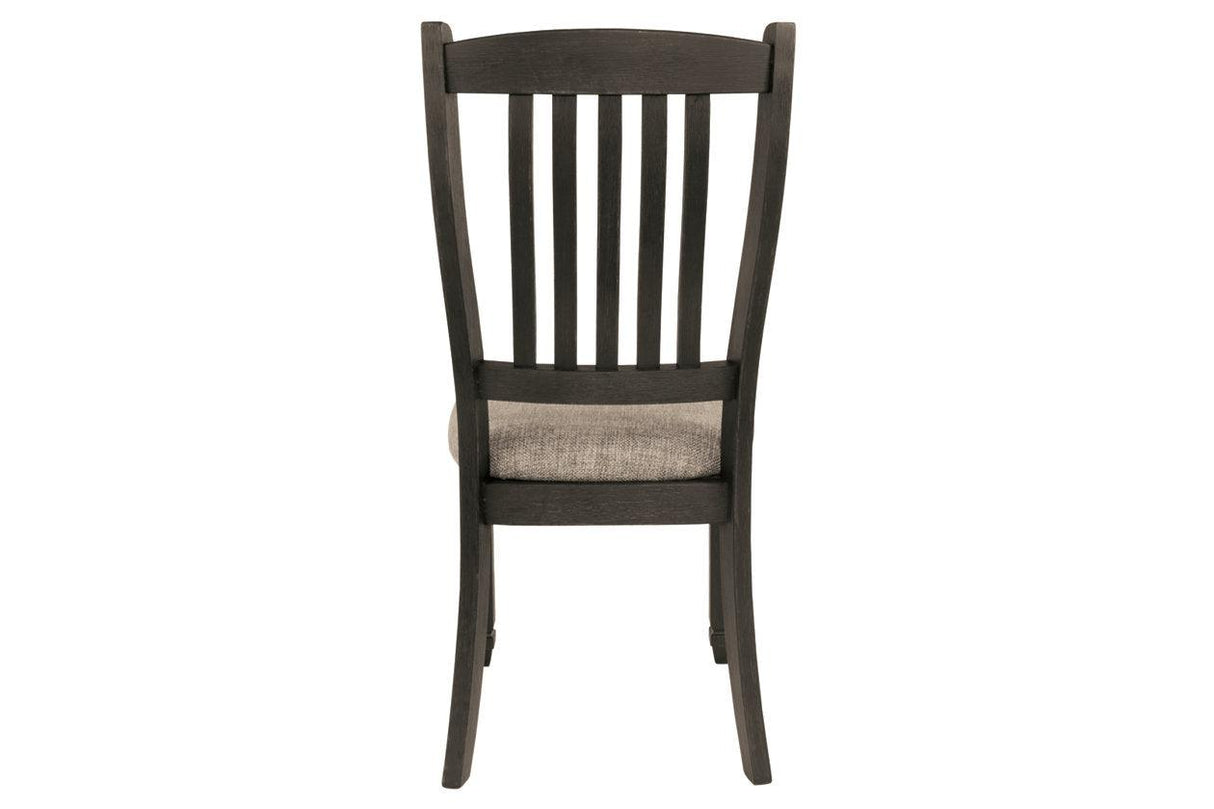 Tyler Creek Black/Grayish Brown Dining Chair, Set of 2 by Ashley at Eve Furniture