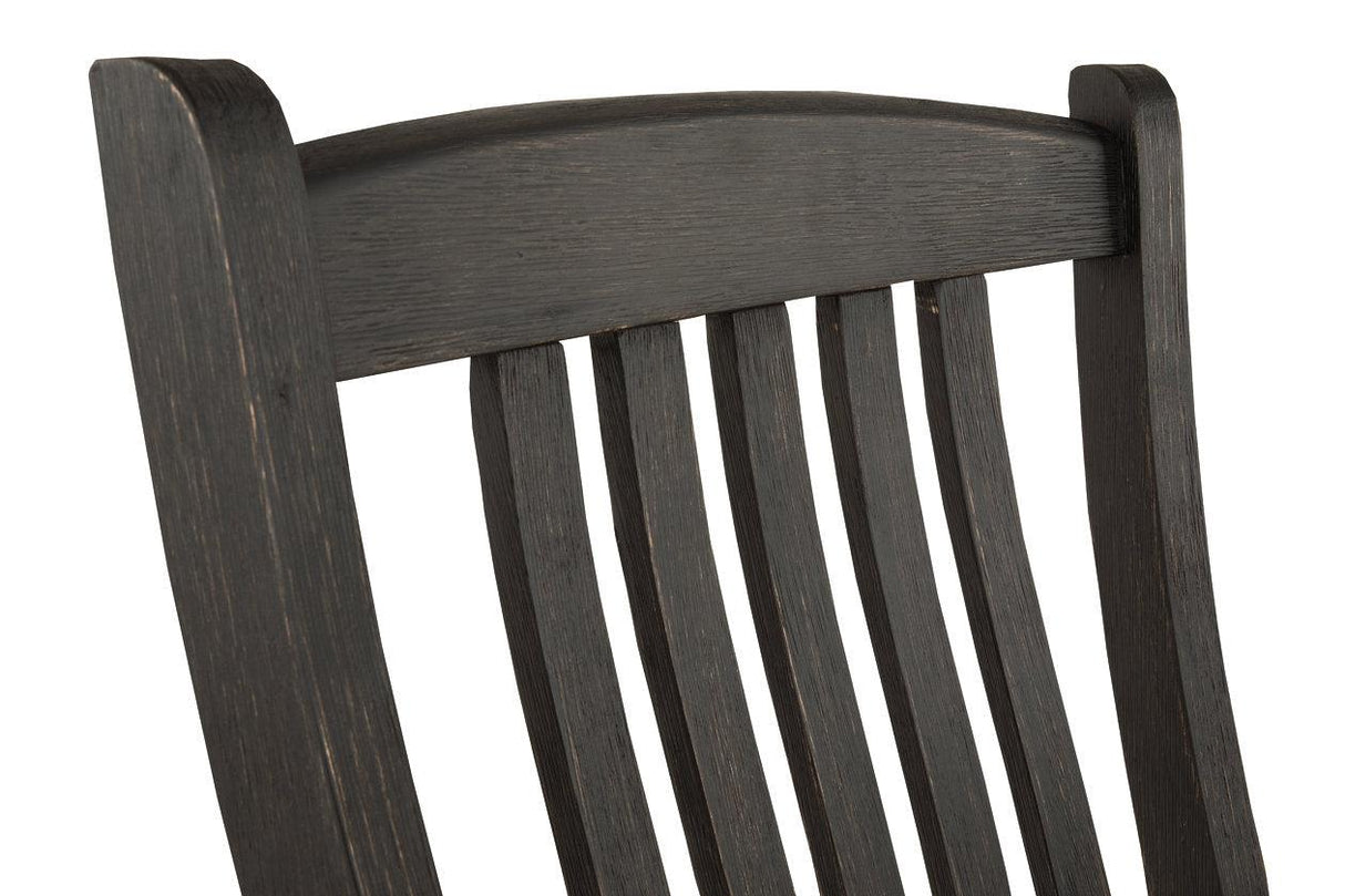 Tyler Creek Black/Grayish Brown Dining Chair, Set of 2 by Ashley at Eve Furniture