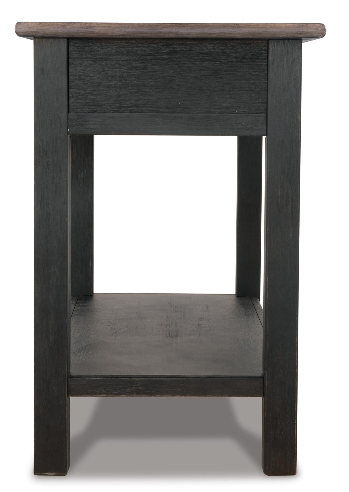 Tyler Creek Grayish Brown/Black Sofa/Console Table by ASHLEY FURNITURE at Eve Furniture