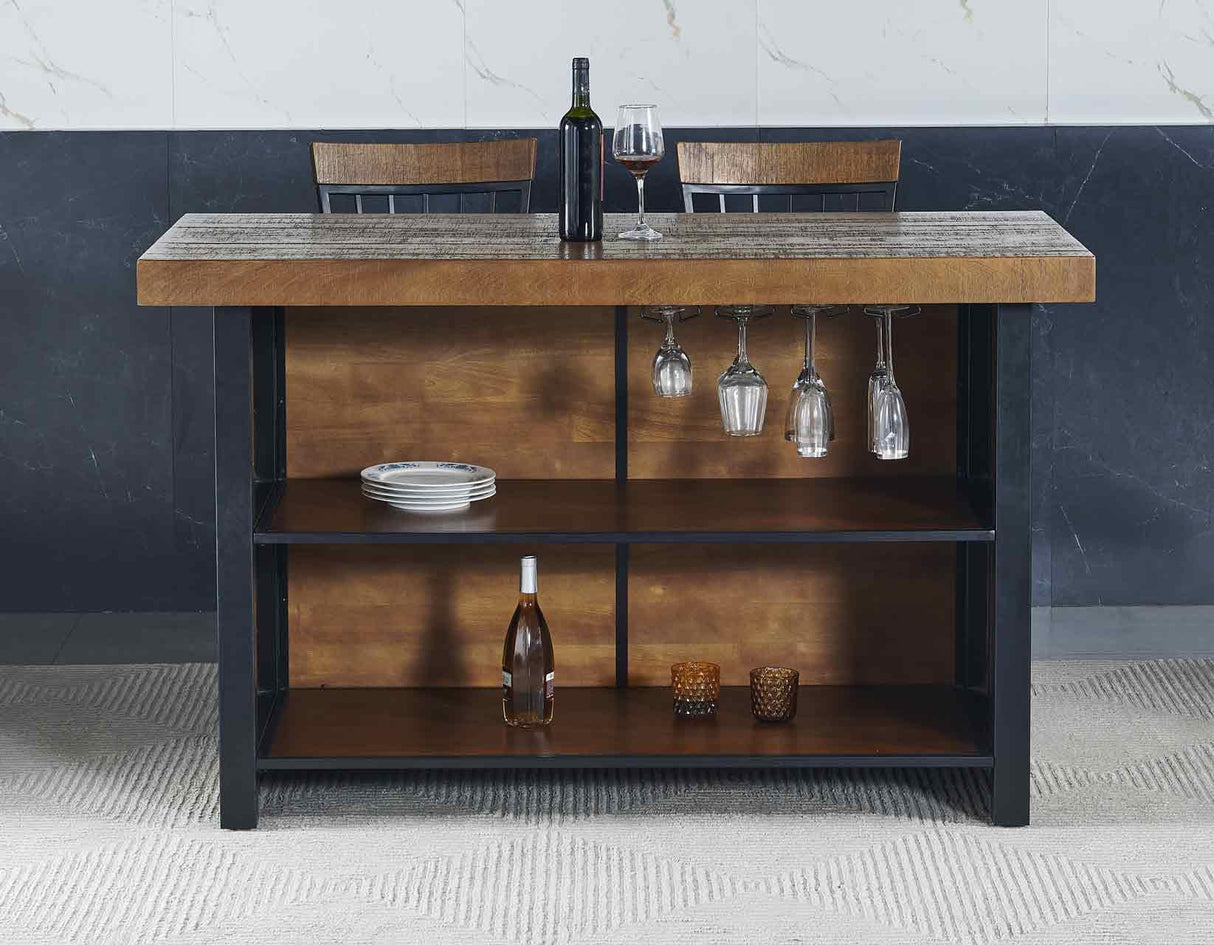 Tyler 3-Piece 38-inch Counter Bar Set by Steve Silver at Eve Furniture
