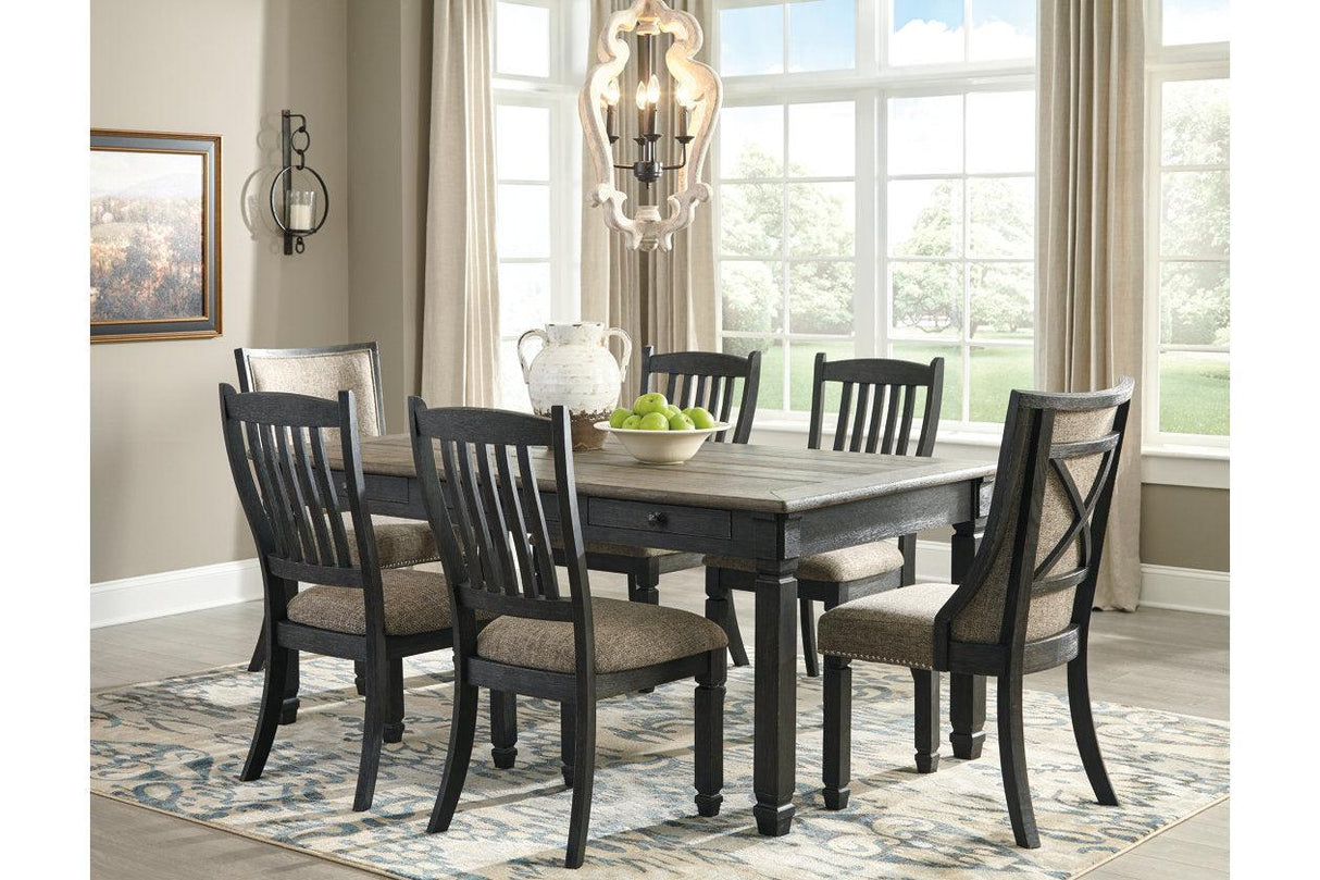 Tyler Creek Black/Grayish Brown Dining Chair, Set of 2 by Ashley at Eve Furniture
