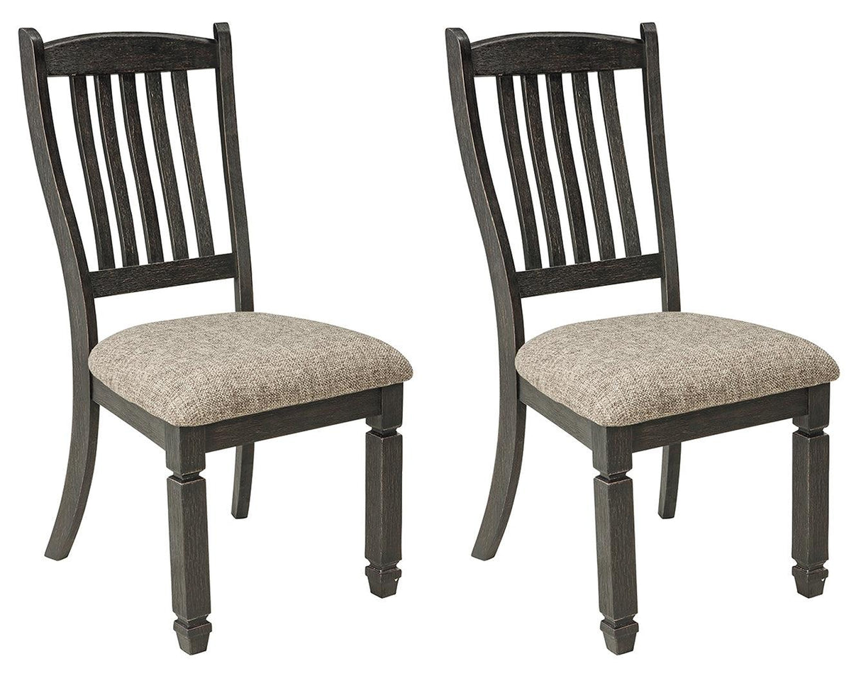 Tyler Creek Black/Grayish Brown Dining Chair, Set of 2 by Ashley at Eve Furniture