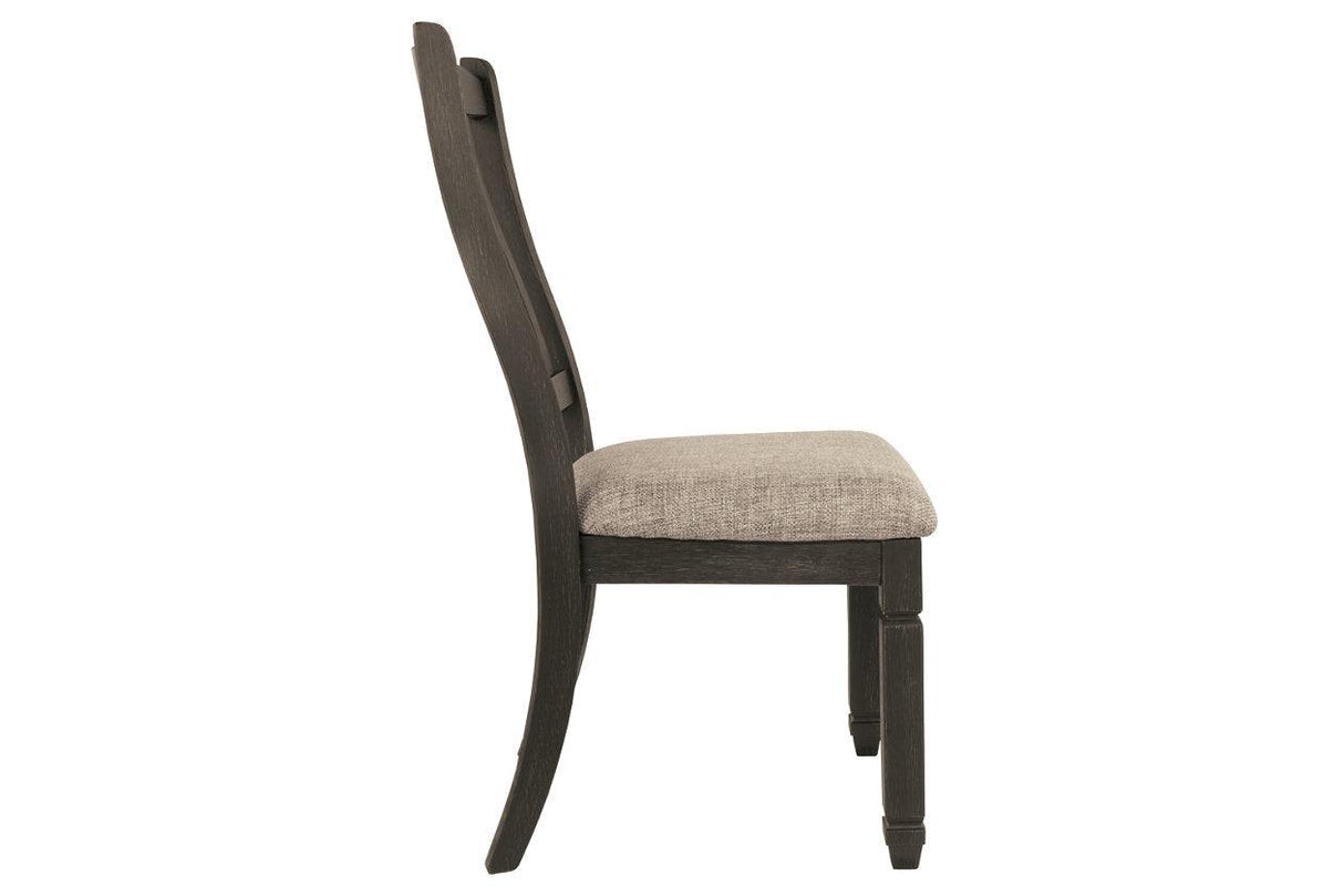 Tyler Creek Black/Grayish Brown Dining Chair, Set of 2 by Ashley at Eve Furniture