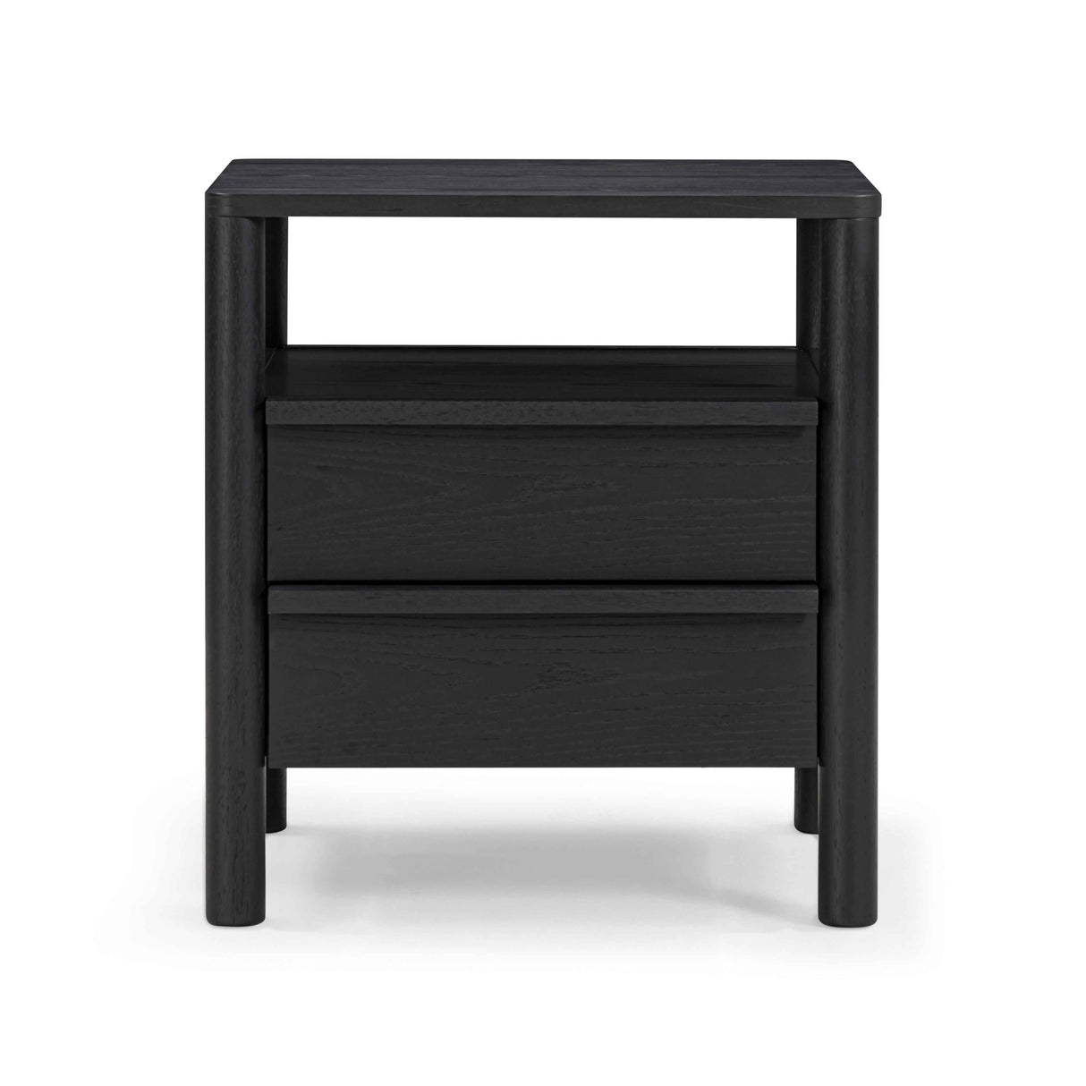 Tyra 22" Black Ash Nightstand by TOV Furniture at Eve Furniture