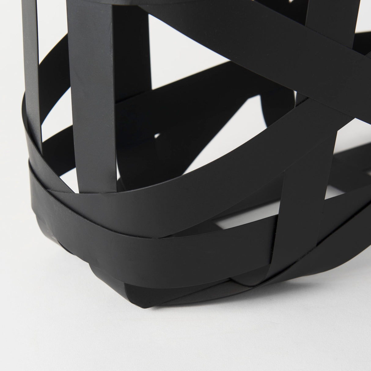 Tyrell (Set of 2); Black Iron Metal Baskets by Mercana at Eve Furniture