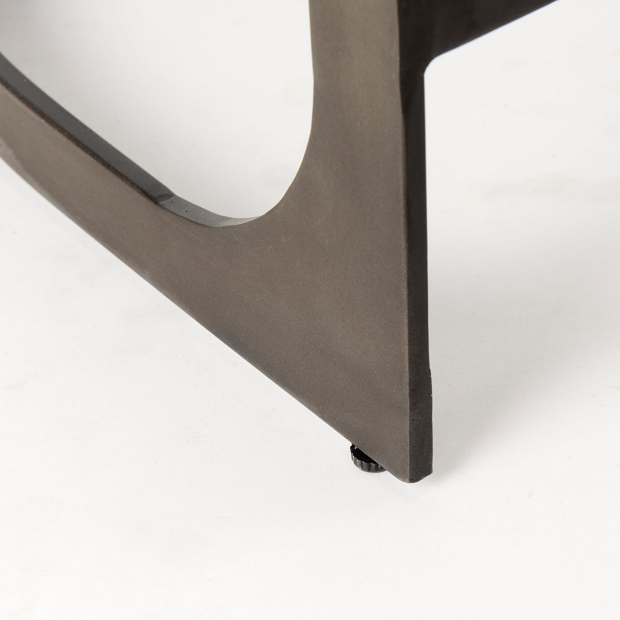 Tyson 17L x 18W x 28H Black Leather W/ Metal Frame Counter Stool by Mercana at Eve Furniture