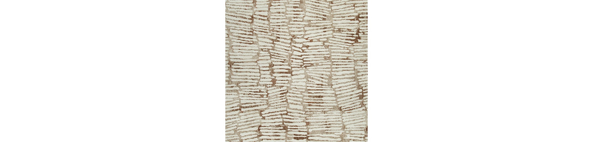 Uduak Cream/Tan/Rust Large Rug by Ashley at Eve Furniture