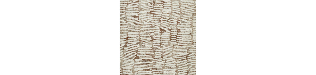 Uduak Cream/Tan/Rust Medium Rug by Ashley at Eve Furniture