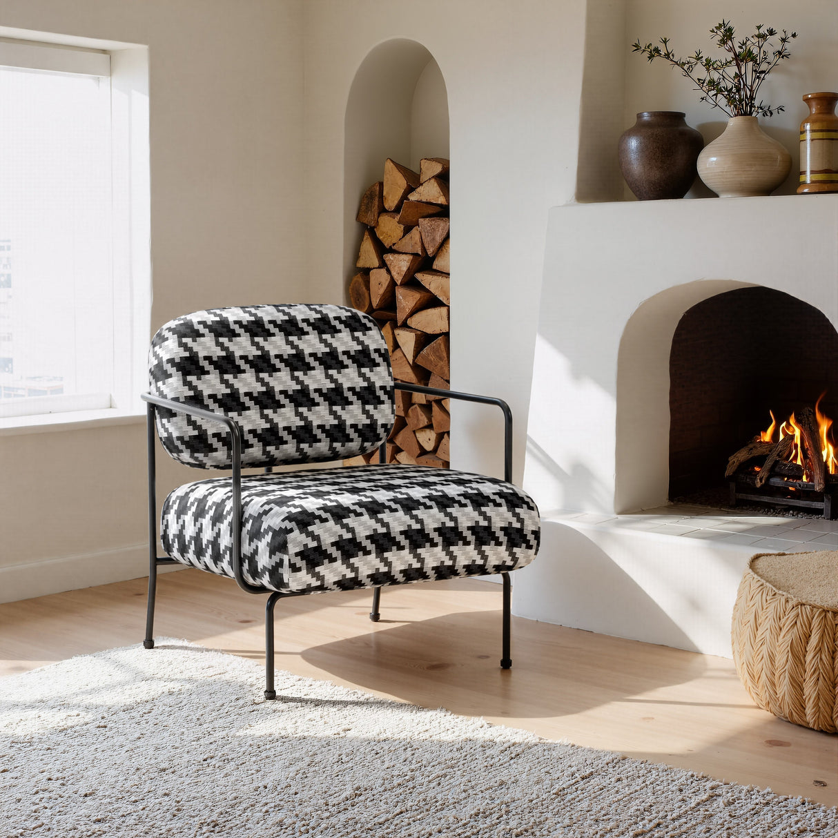 Ulet Multicolor Accent Chair by Zuomod at Eve Furniture