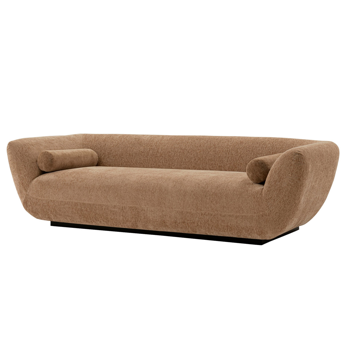 Ulka Sofa in Light Brown by Manhattan Comfort at Eve Furniture