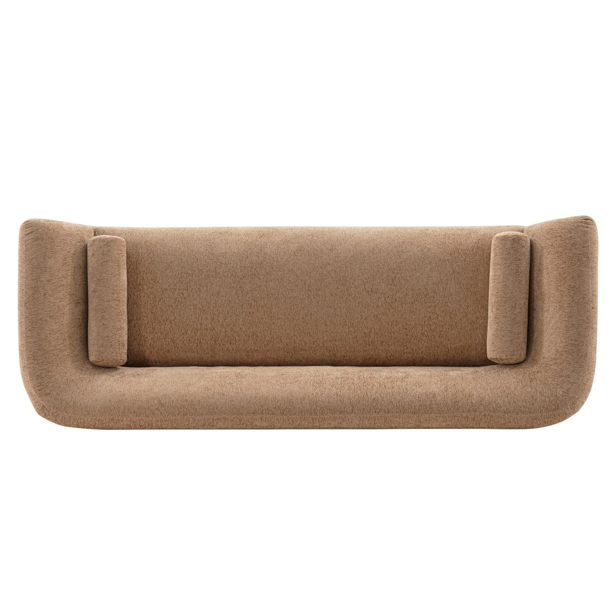 Ulka Sofa in Light Brown by Manhattan Comfort at Eve Furniture