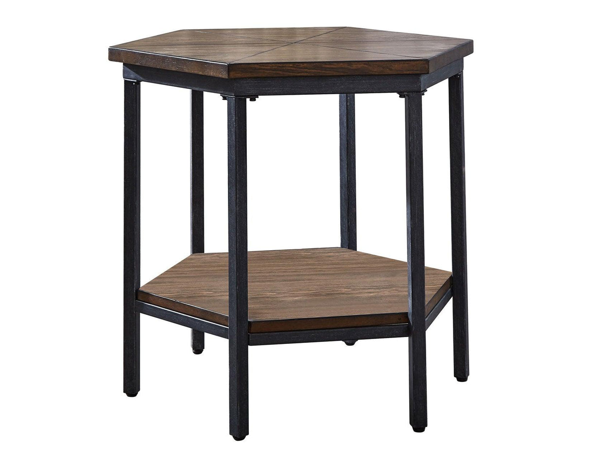 Ultimo Hexagon Lift-Top Cocktail Table w/Casters by Steve Silver at Eve Furniture