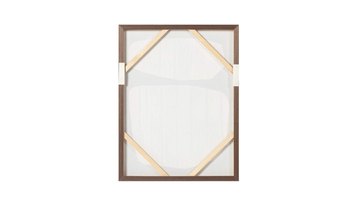 Uma Framed Painting Blue Palette by Moe's Home at Eve Furniture