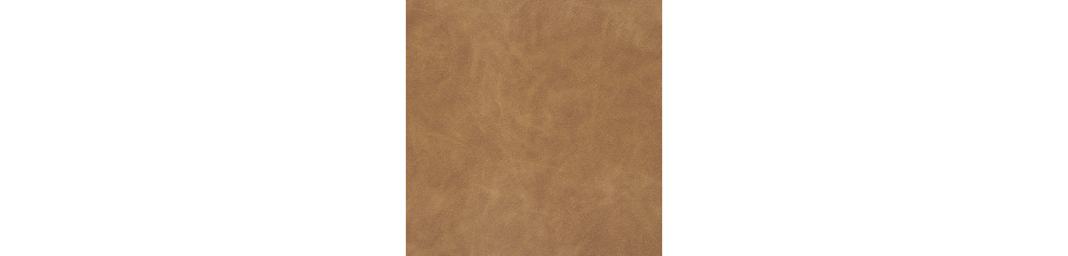 Ummi Caramel Swivel Accent Ottoman by Ashley at Eve Furniture