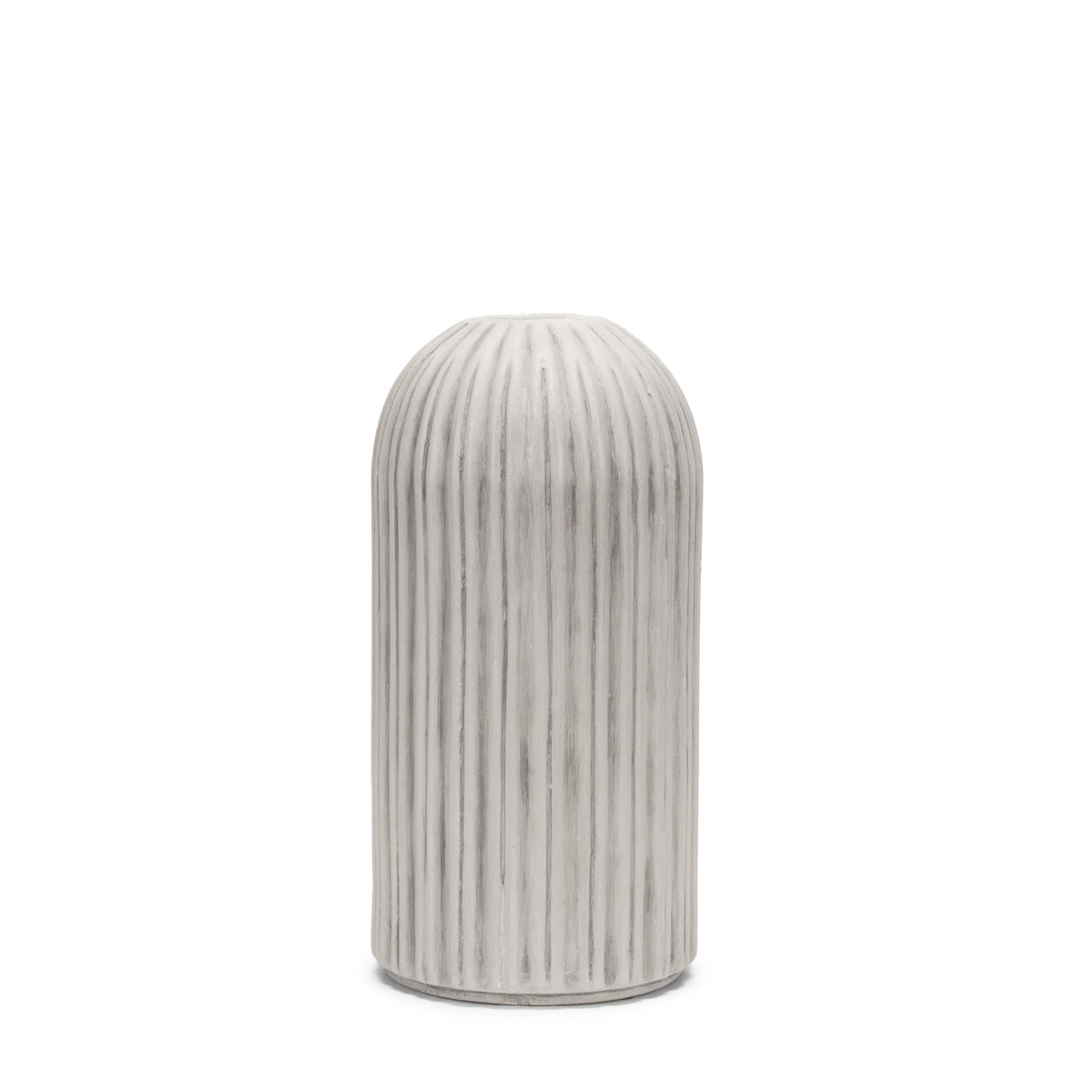 Ummi Small Off White w/ Gray Antiquing Ceramic Vase by Mercana at Eve Furniture