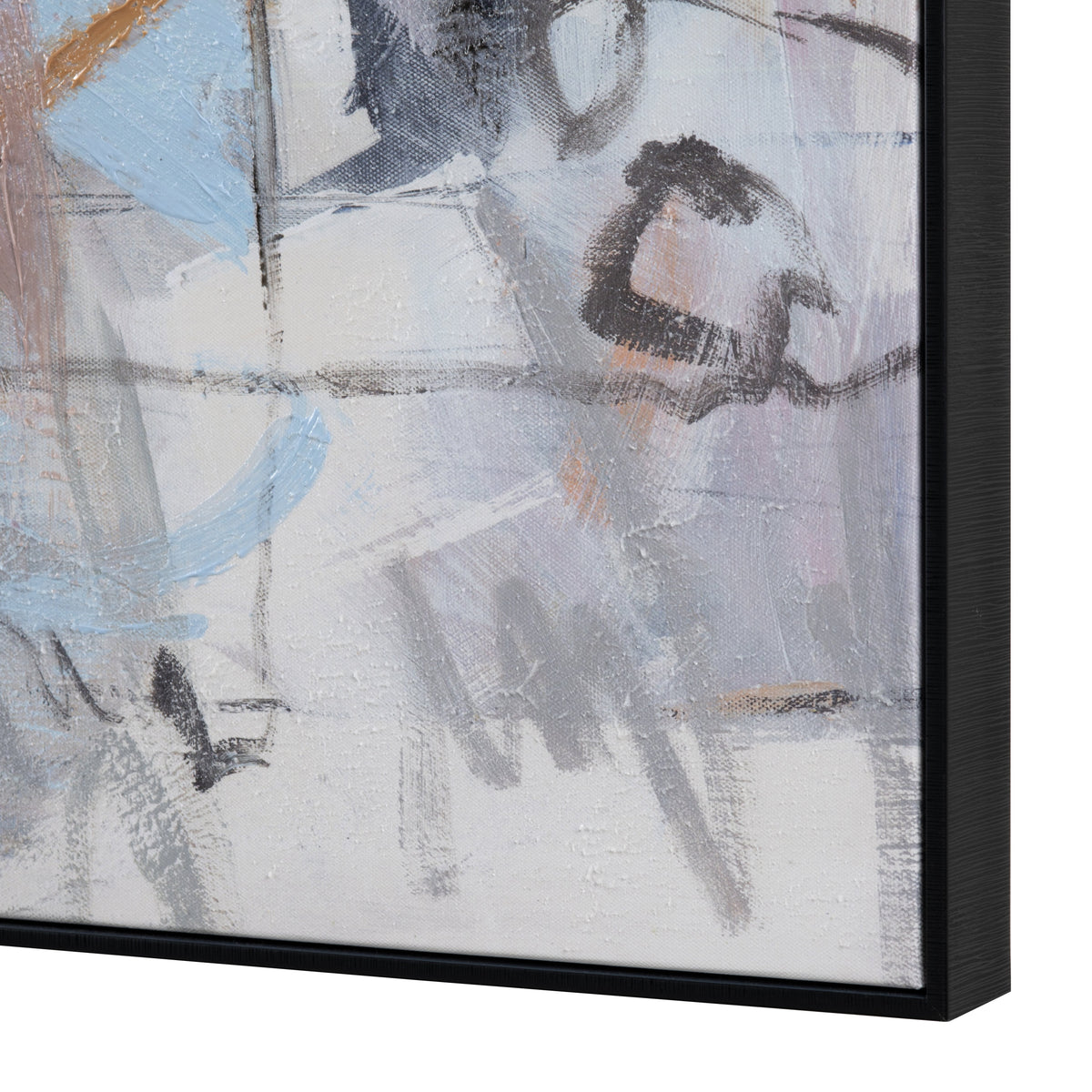 Unhinged Black/Multi Canvas by Crestview at Eve Furniture