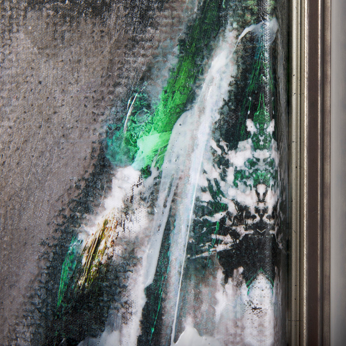 Unity V Woman (FL) by Mercana Studio a Hand Embellished Textured Framed Canvas by Mercana at Eve Furniture
