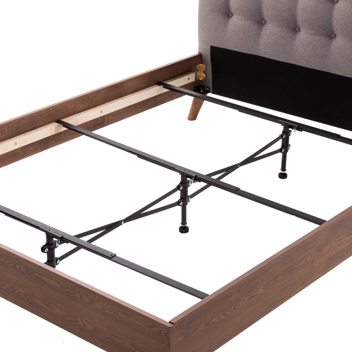 Universal Black Adjustable Center Support System by Malouf at Eve Furniture