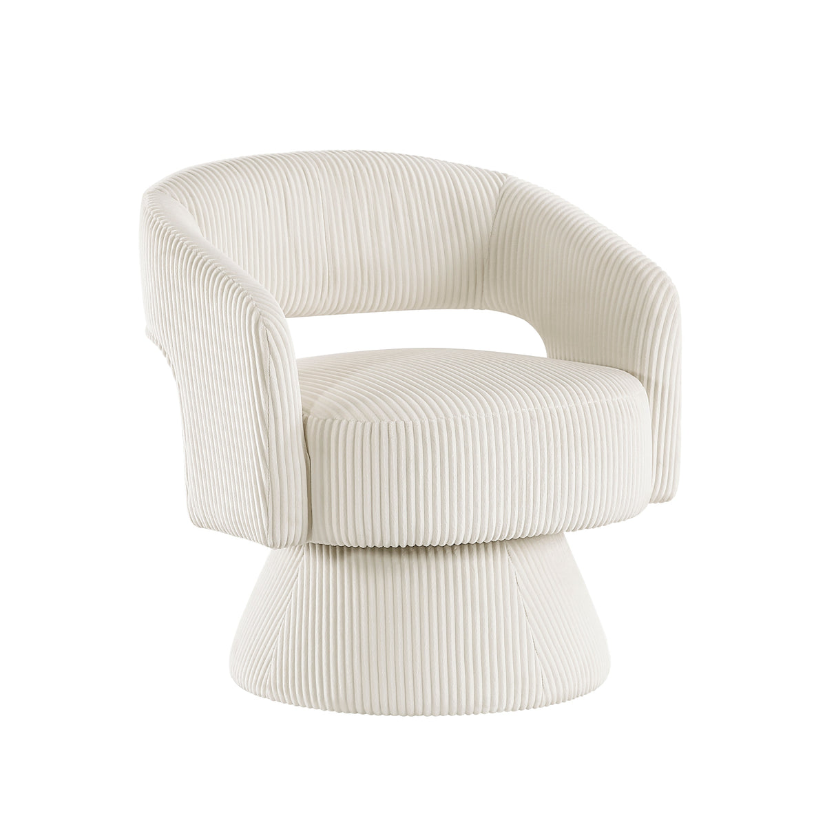 Upton Beige Swivel Accent Chair by Homelegance at Eve Furniture