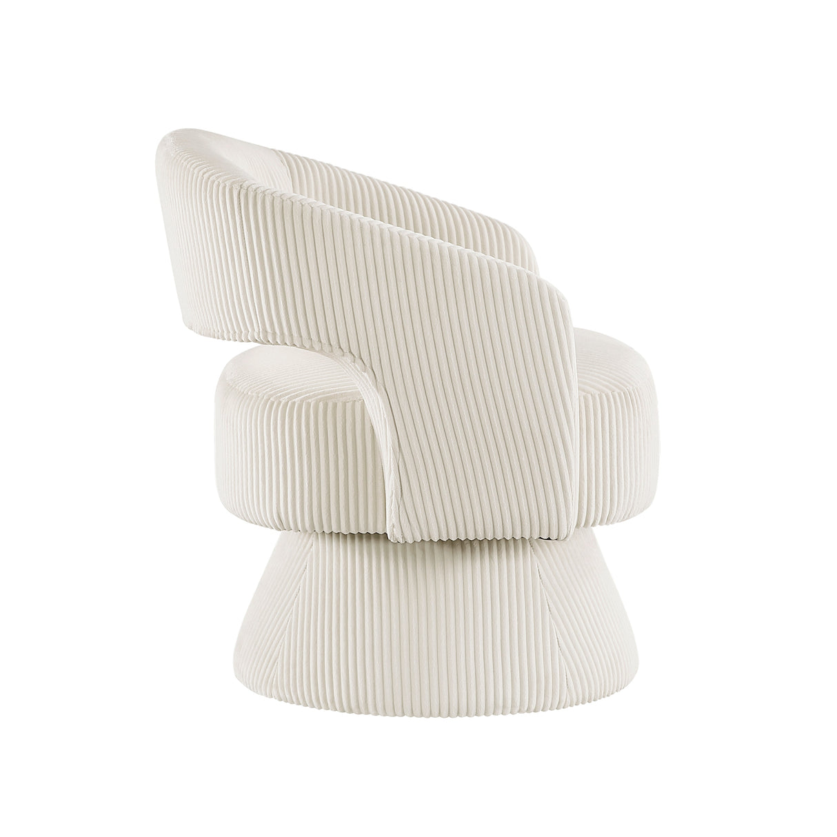 Upton Beige Swivel Accent Chair by Homelegance at Eve Furniture
