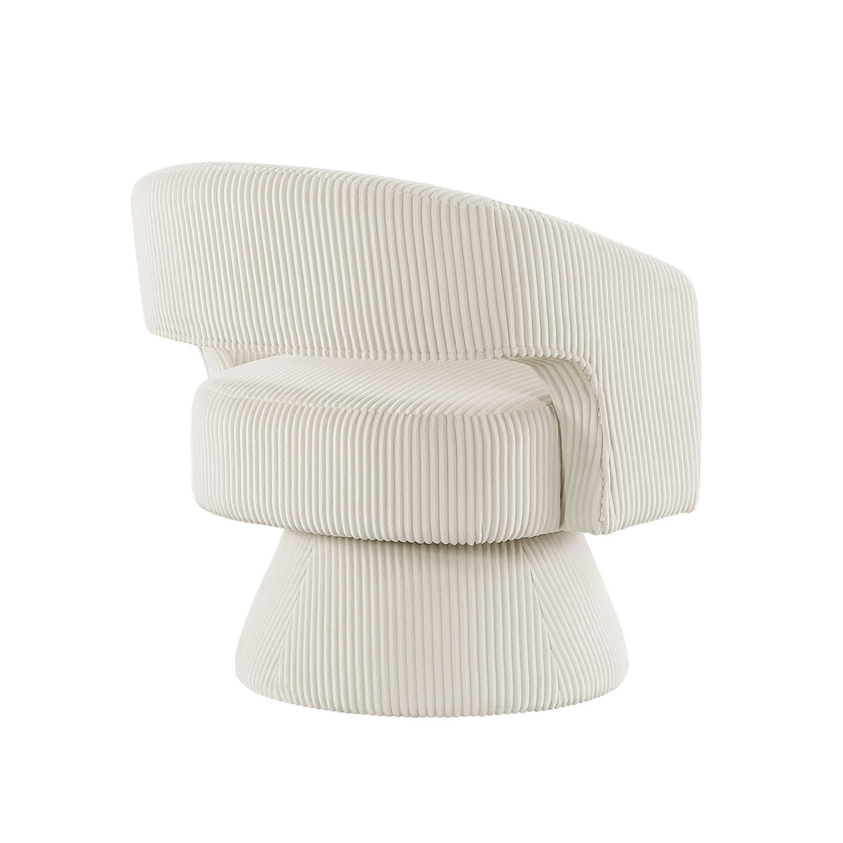 Upton Beige Swivel Accent Chair by Homelegance at Eve Furniture