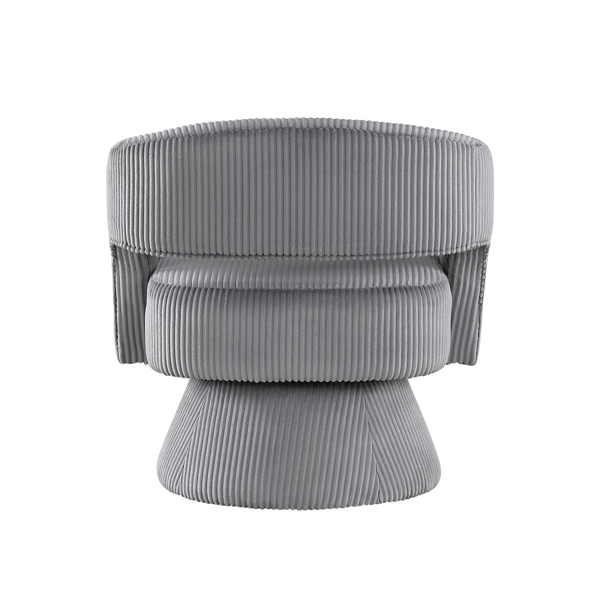 Upton Dark Gray Swivel Accent Chair by Homelegance at Eve Furniture
