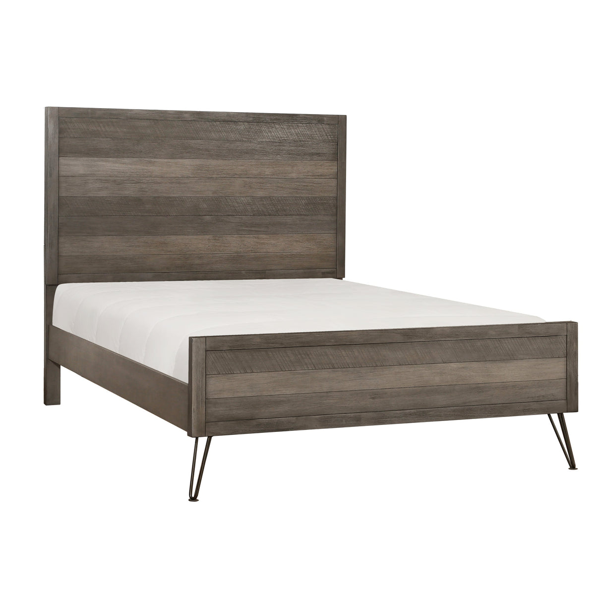Urbanite Gray King Panel Bed by Homelegance at Eve Furniture