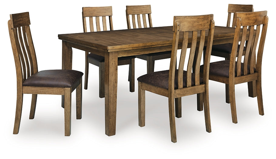 Urbinforte Dining Table and 6 Chairs by Ashley at Eve Furniture