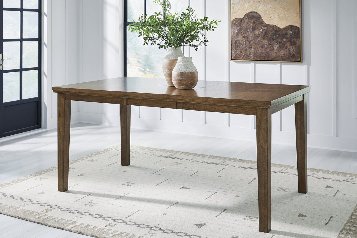 Urbinforte Light brown Counter Height Set with Bench by Ashley at Eve Furniture