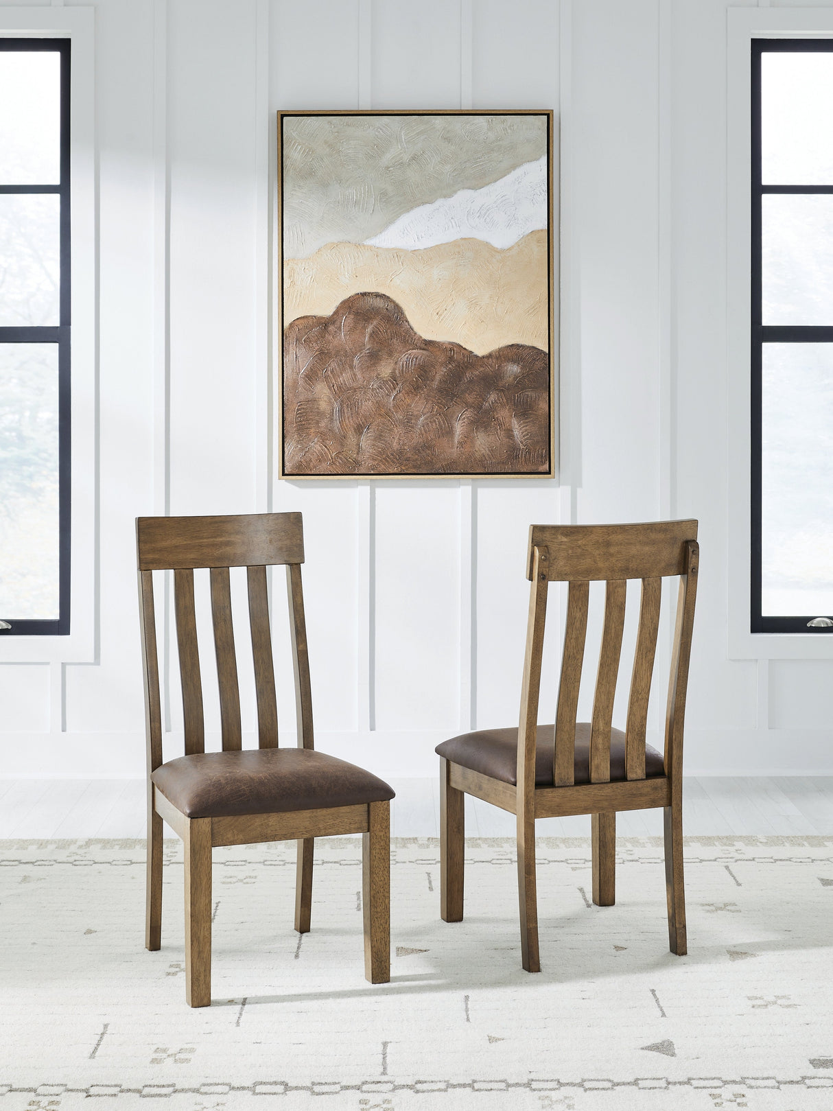 Urbinforte Light Brown Dining Chair, Set of 2 by ASHLEY FURNITURE at Eve Furniture