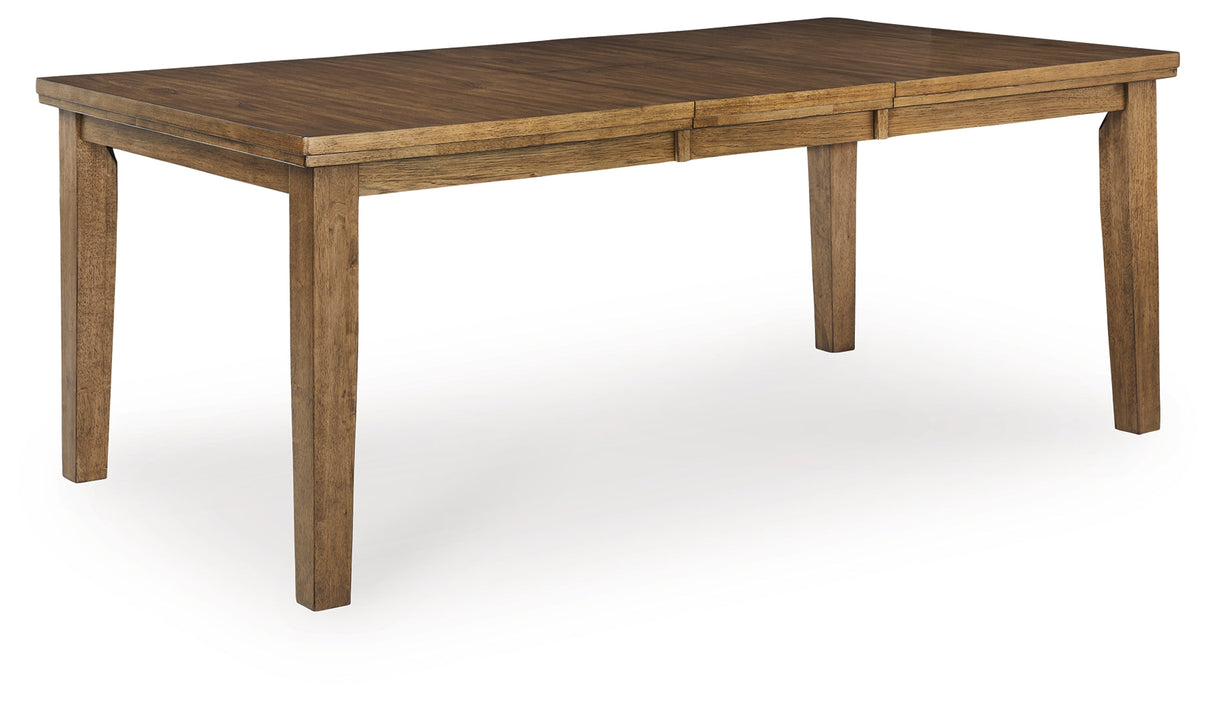 Urbinforte Light Brown Dining Extension Table by Ashley at Eve Furniture