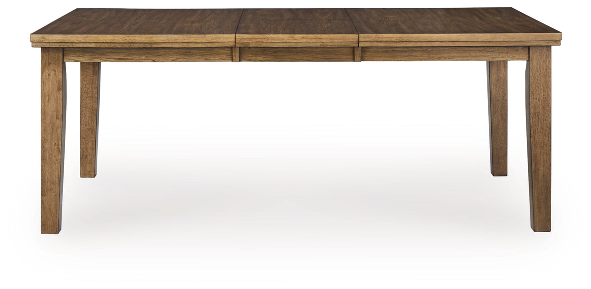 Urbinforte Light Brown Dining Extension Table by ASHLEY FURNITURE at Eve Furniture
