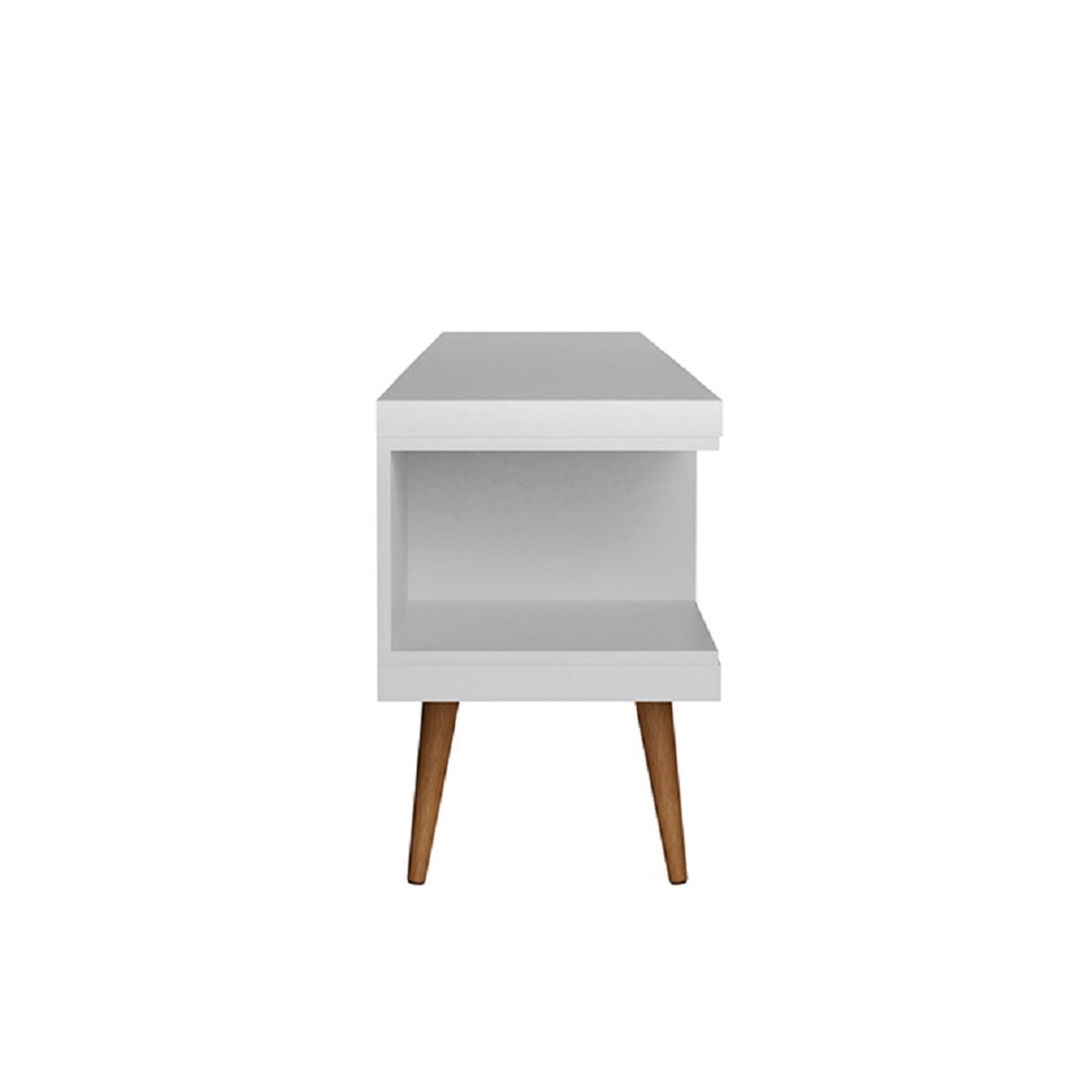 Utopia 70.47 TV Stand in White Matte by Manhattan Comfort at Eve Furniture