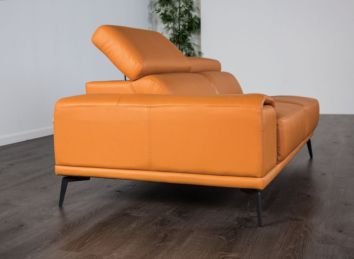 Vadso Tangerine Sectional with Left Chaise