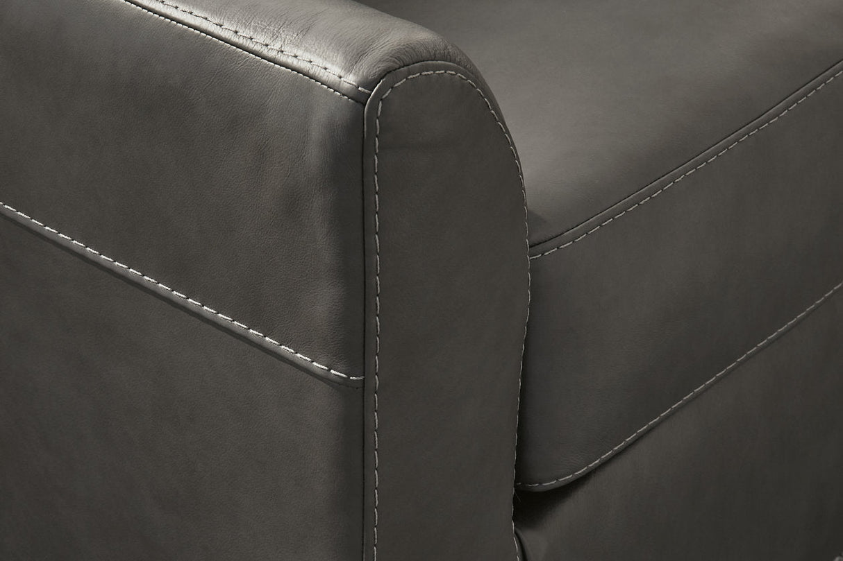 Valderno 2-Piece RAF Sectional With Chaise In Fog by Ashley at Eve Furniture