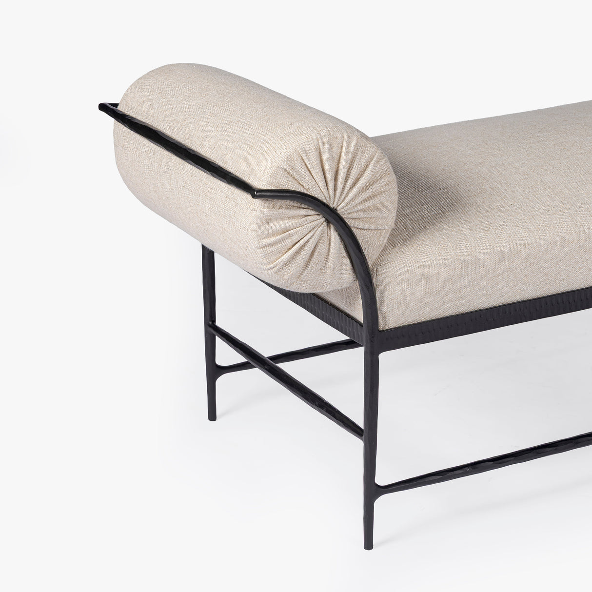 Vale Hammered Bench by Co.House Designs at Eve Furniture