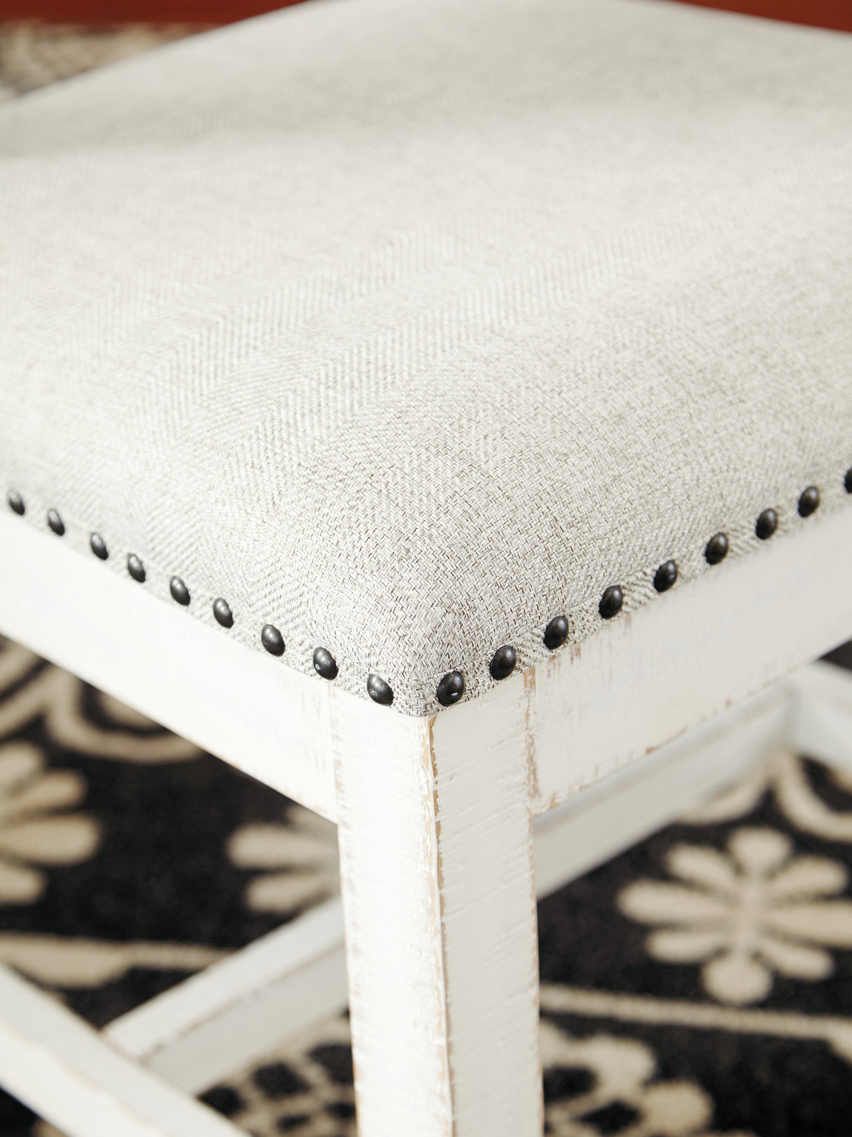 Valebeck Beige & White Dining Chair, Set of 2 by Ashley at Eve Furniture