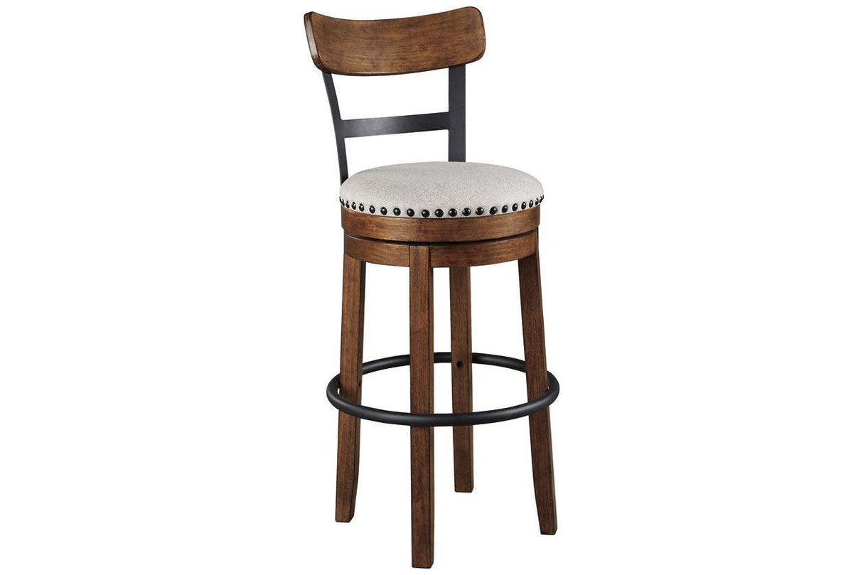 Valebeck Brown Bar Height Barstool by Ashley at Eve Furniture