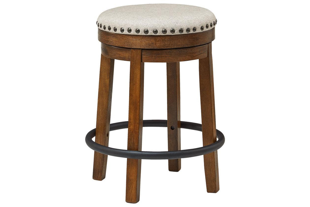 Valebeck Brown/Black Counter Height Stool by Ashley at Eve Furniture