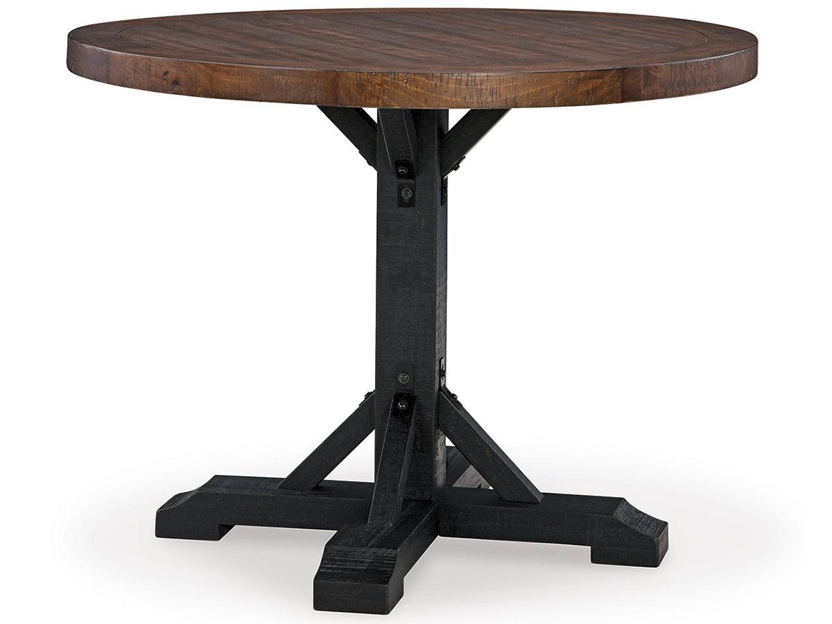 Valebeck Counter Height Dining Table and 4 Barstools with Storage in Multi by Ashley at Eve Furniture