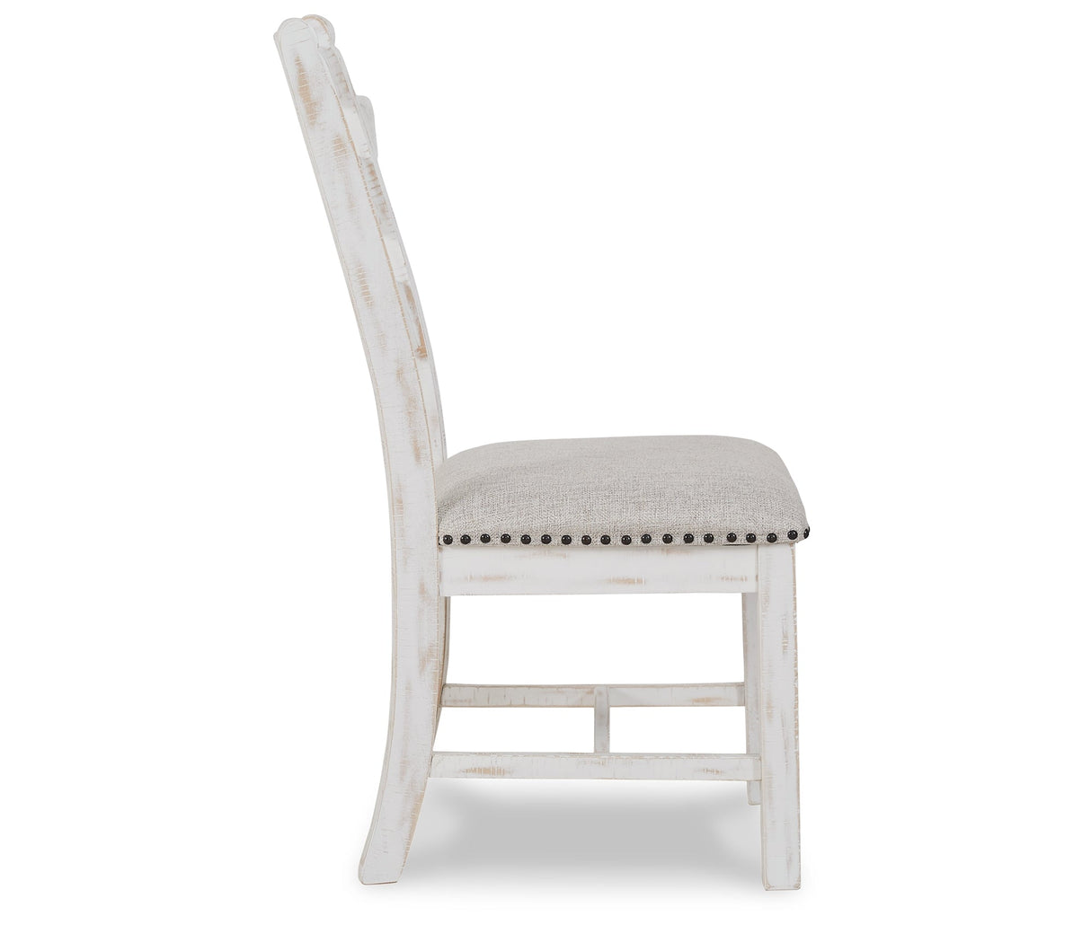 Valebeck Dining Table and 8 Chairs with Storage in White/Brown by Ashley at Eve Furniture