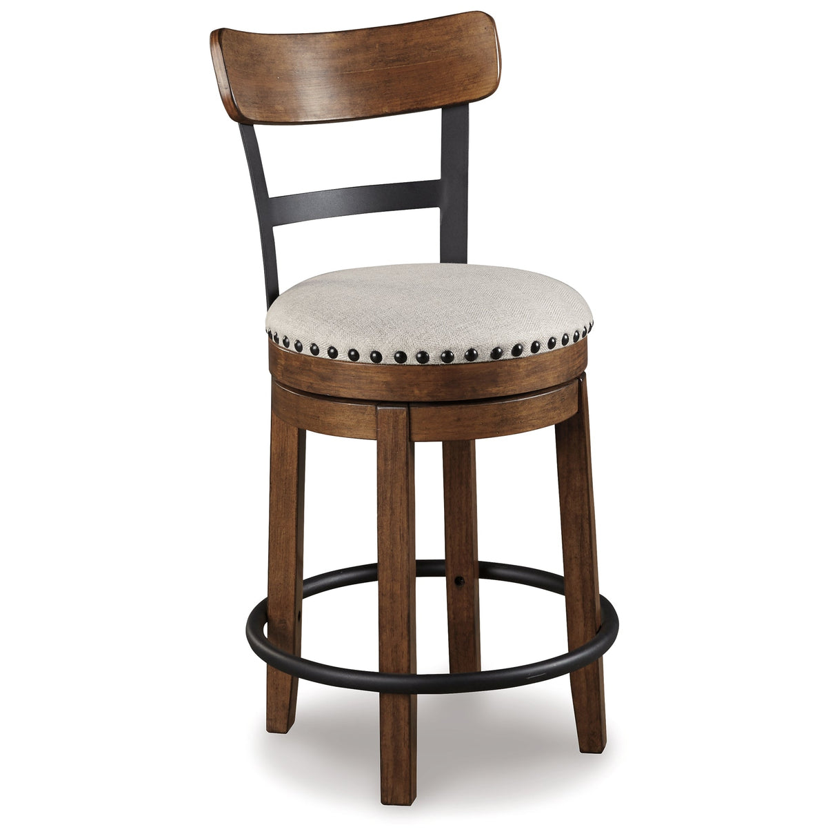 Valebeck White & Brown Counter Height Set by Ashley at Eve Furniture