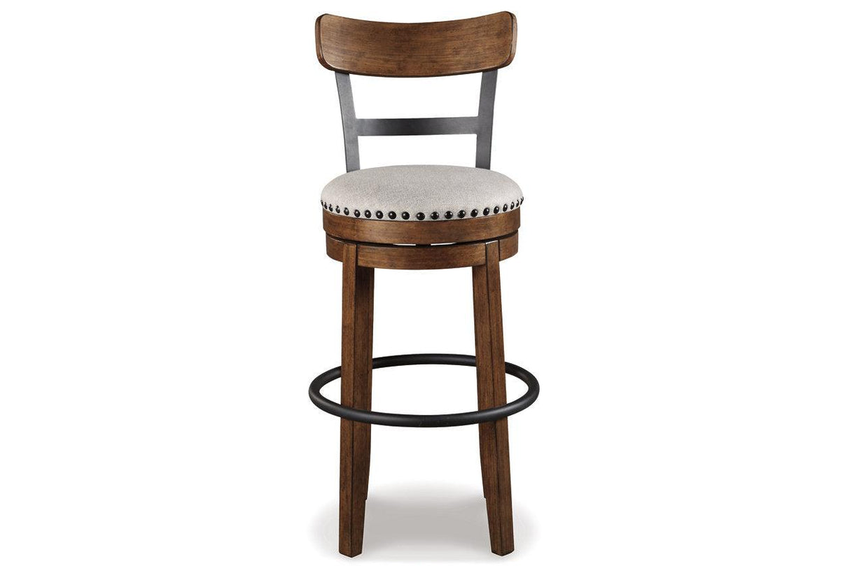 Valebeck Brown Bar Height Barstool by Ashley at Eve Furniture