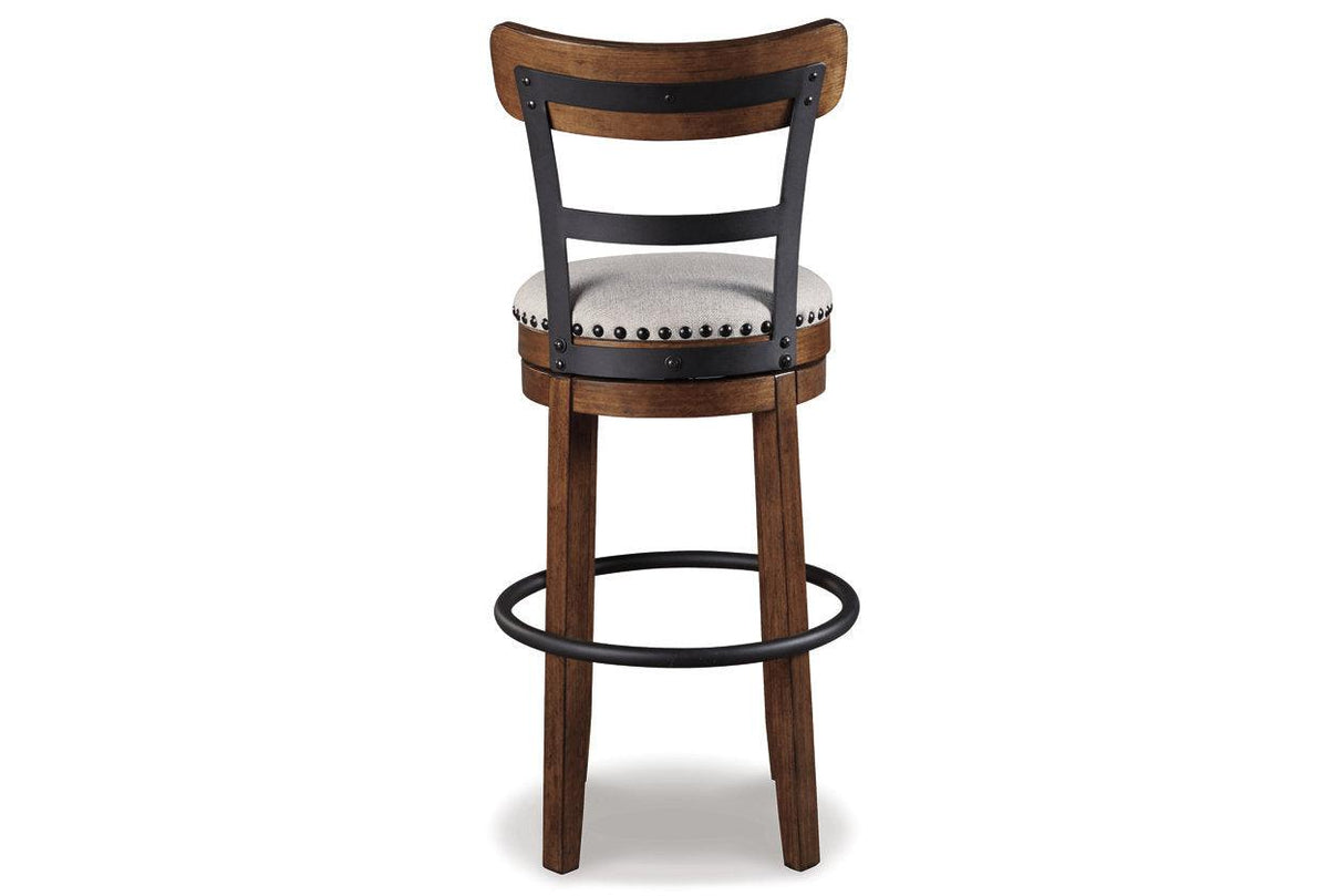 Valebeck Brown Bar Height Barstool by Ashley at Eve Furniture
