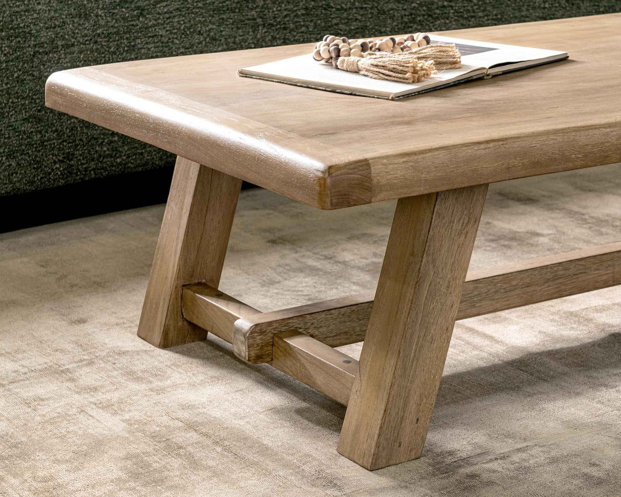 Valen Sand Washed Coffee Table by Classic Home at Eve Furniture
