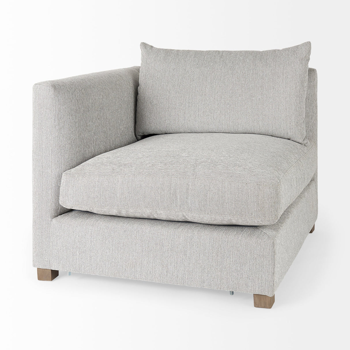 Valence 3 Piece Light Gray Modular Sofa Set by Mercana at Eve Furniture